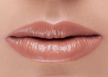 Moisturised natural looking lips
