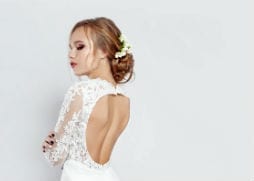 structured bum for wedding hair 