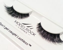 model rock lashes