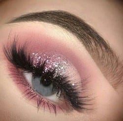 Romantic wedding makeup